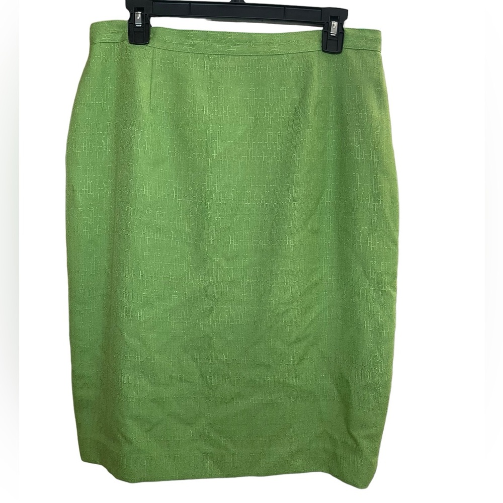 Vintage Donna Nicole Green Pencil Skirt Size 14 EUC